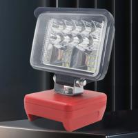 Luz De Trabajo LED Para Coche 18LED Torcha Eléctrica Con Banco De Energía USB Para Baterías Milwaukee M18 18V 2800LM 12W Luz De Emergencia Para Camping - details 3