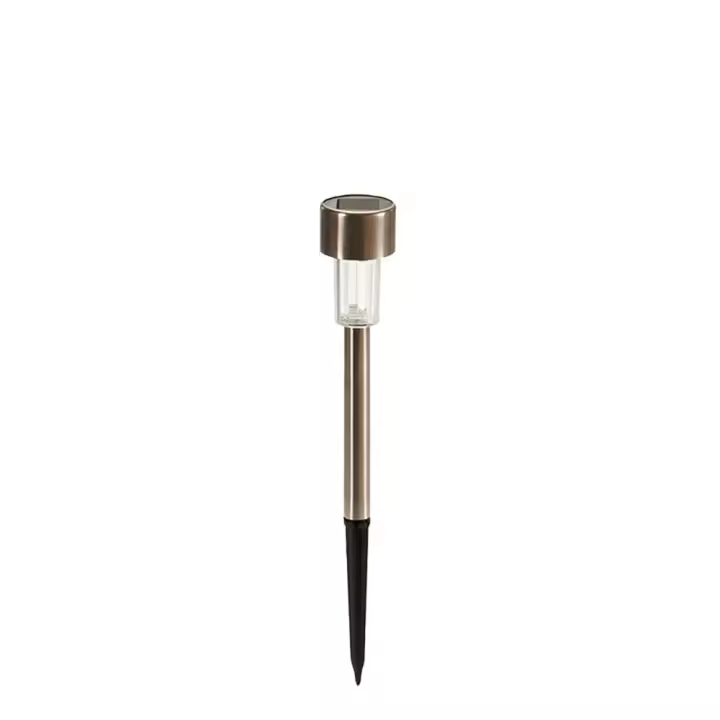 Ibergarden Luz Solar Inoxidable 4,5x31 Cm para Iluminación Exterior con Pincho Incluido - 1