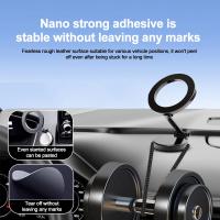 Soporte De Teléfono Móvil Magnético Fuerte Para Coche Universal 360° Giratorio Ajustable Con Pegatina Para Espalda Compatible Con iPhone 15 Samsung Xiaomi - details 0