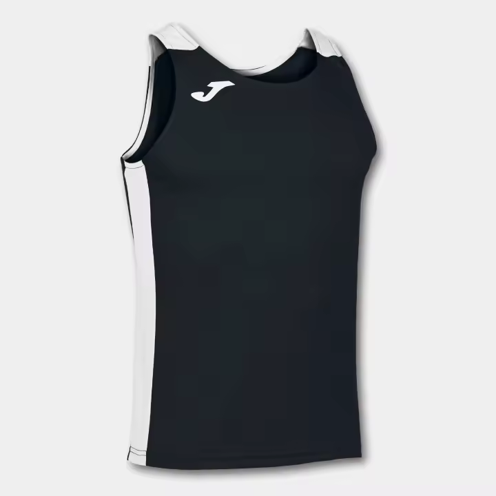 Camiseta S/M Hombre Joma Record II 102222 Negro Blanco 102 Transpirable - 1