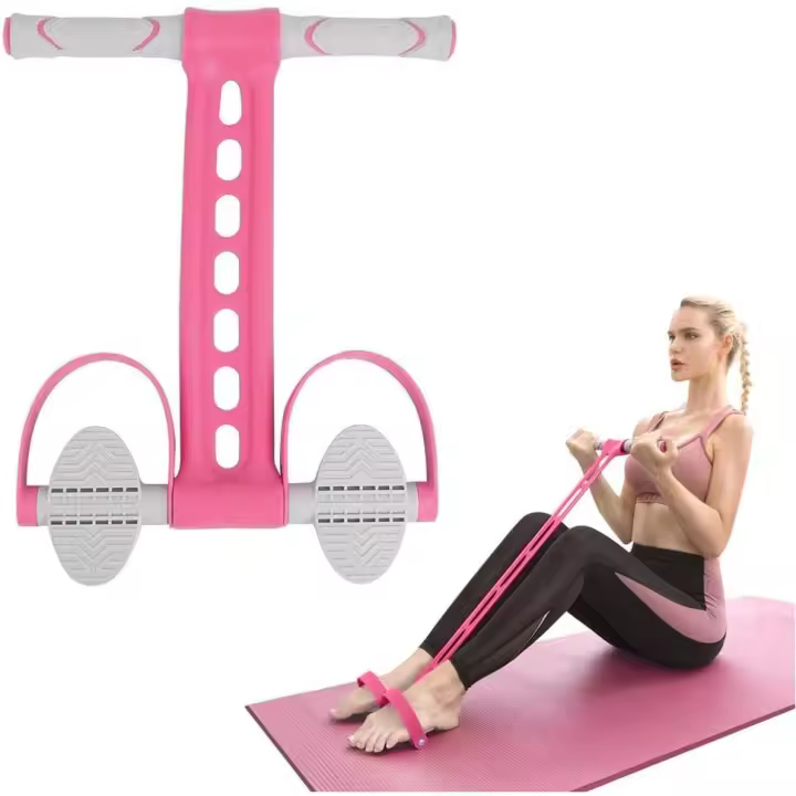 Banda de resistencia para pedales, ejercicios de fitness, abdominales, gimnasio en casa, equipo de ejercicio de yoga, pedal multifuncional, entrenamiento para perder peso en brazos y piernas - 1