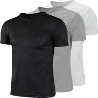Pack De 3 Camisetas Deportivas Para Hombre Secado Rápido Camisetas De Trabajo Transpirables De Manga Corta Para Correr Y Ejercitarse - details 4
