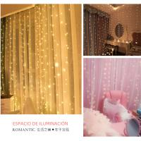 3M LED Cortina Guirnalda De Luces Con Control Remoto Decoración De Año Nuevo Navidad Fiesta Boda Luz De Fairy Festoon - details 5