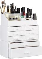 Relaxdays 10023135_49 Organizador Maquillaje con Cajones, Blanco, 14x24x30 cm - details 0