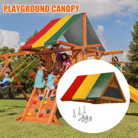Toldo De Repuesto Para Juguete De Exterior 52"x89" Impermeable Cubierta De Techo Para Juguete De Swing Y Slides Protección Solar Para Niños - details 1