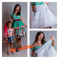 Free Short Organza Petticoat Crinoline Para Vestidos De Boda Vintage Y Rockabilly underneath El Tutú De Halloween Material Lycra Origin Mainland China - details 21