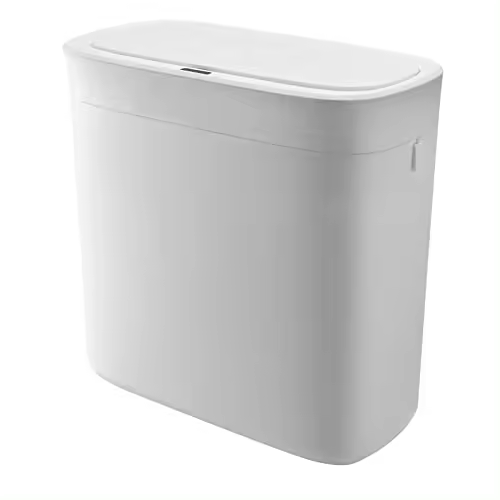 Bote de basura de 5 galones con sensor inteligente, bote de basura de 19 l con tapa a presión para baño, sala de estar, oficina y cocina - 1