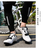 Zapatos De Ciclismo Profesionales Para Hombres MTB Con Cierre Self-Locking Zapatillas De Bicicleta Al Aire Libre Ultraligeros Para Carreras En Carretera Con Placa SPD - details 9