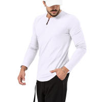 Camiseta de manga larga con cuello redondo de otoño para hombre, jersey holgado, camiseta informal de manga larga para hombre - details 14