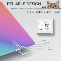 Termostato Inteligente WiFi Controlador De Temperatura Para Calefacción Eléctrica Y Agua Compatible Con Echo Google Home Tuya - details 3