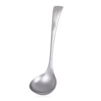 Cuchara De Titanio Puro Tomshoo Con Gran Cuenco Para Sopa Miel Arroz Kit De Cocina Para Cocina Al Aire Libre Camping Hogar Utensilios De Cocina - details 0