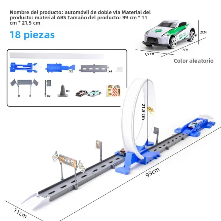 Juguete De Coche Para Niños Con Doble Rueda Y Trapecio De Arco Disparador Vehículo Modelo De Juguete Para Niño Regalo De Navidad Para Niños - 1