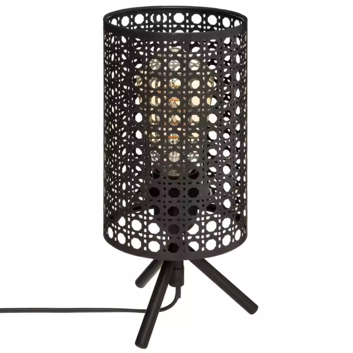 Lámpara de Sobremesa Atmosphera Negra de Metal 14x28cm - 1