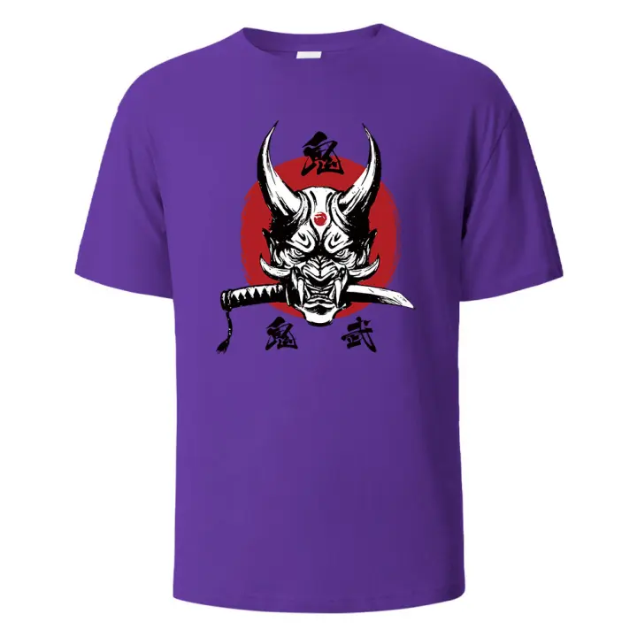 Camiseta De Algodón 100% Para Hombre Onimusha Con Impresión Gráfica. Top Transpirable Y Cómodo Para El Verano. Estilo Harajuku. - 1