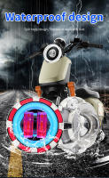 Faros LED Multicolor Para Motocicleta Proyector De Lente Doble Ángel Y Diabla Luz Blanca 6000K 12V Moto Headlamp - details 6