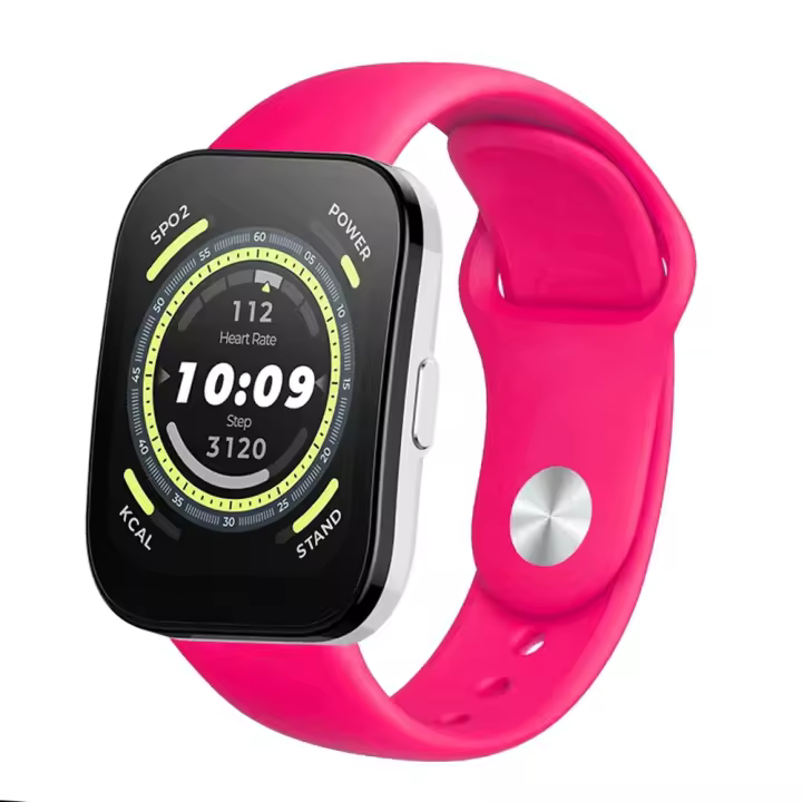 Correa De Pulsera De Silicona 22mm Para Amazfit Bip 5 Reemplazo De Correa Inteligente Suave De Pulsera Compatible Con Amazfit Bip5 - 1