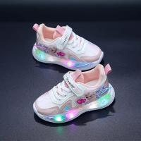 Zapatos De Niños LED Coloridos Frozen Princesa Tenis Infantiles Para Niñas Suela De Goma Transpirables Tallas Para 7-12m Hasta 7-12Años - details 2