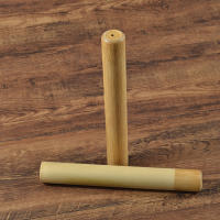 Estuche De Dientes De Bambú Natural Para Adultos 8.3 Pulgadas Accesorios De Cepillo De Dientes Ecológico Hecho a Mano Con Tubo De Bambú - details 5