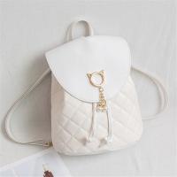 Mochila Mini De Mujer Moda PU Cuero Pequeña Con Cordón Estilo Casual Para Estudiantes Bolsa De Libros Colorido Dibujos Animados - details 8