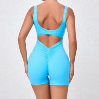 SSITO Mono Deportivo para Mujer, peleles, mono Deportivo para correr, entrenamiento de una Pieza para Yoga, Pantones cortos sin espalda, Pelele de Realce - details 8