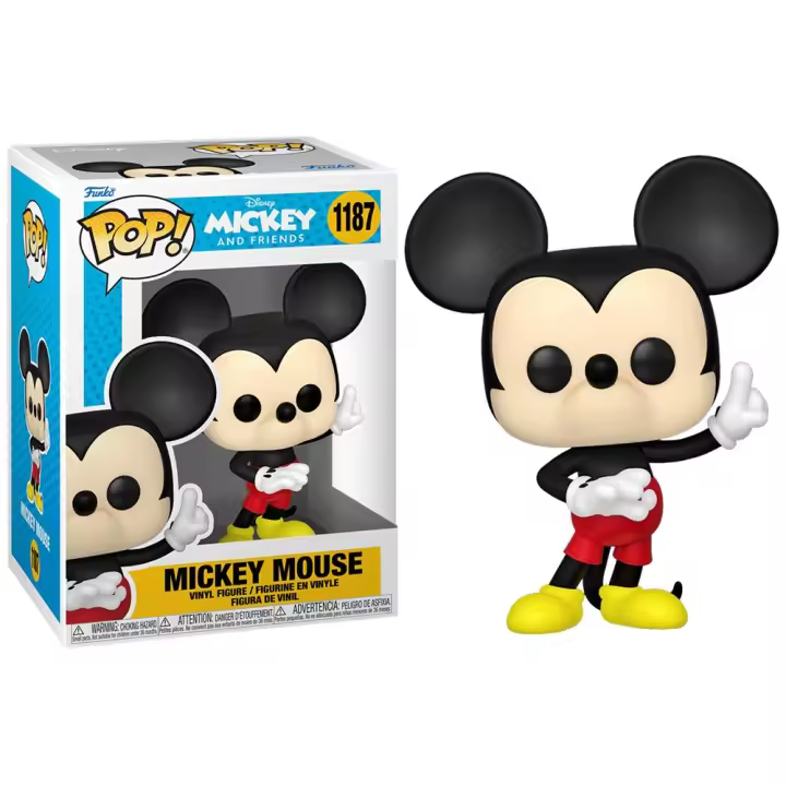 Funko Pop! Clásicos Disney - Mickey Mouse, 59623, Nº1187 - 1