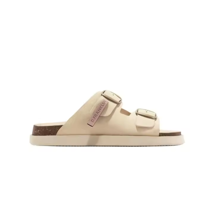 Sandalias Planas D.franklin Dfsh407001 Mujer Beig - 1