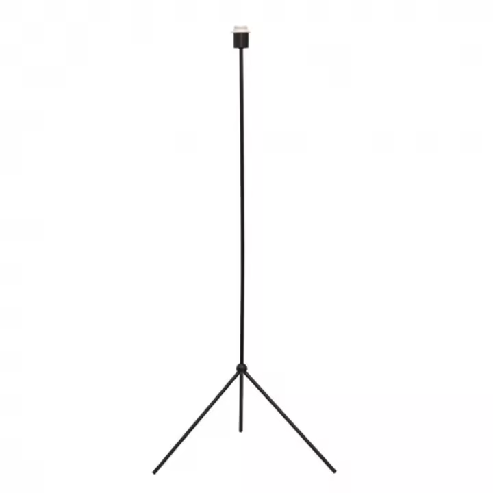 Lámpara de Pie FABRILAMP | Armazón Pie Salón Serie Imola Negro 1xe27 130x55x55 - 1