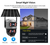 Cámara Solar WiFi Exterior Con Doble Lente PTZ Bajo Alimentación Cámara De Video IP De Seguridad Con Detección De Movimiento PIR CCTV Vigilancia - details 9