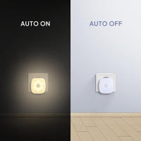 Lámpara Nocturna Con Sensor De Movimiento EU Plug LED Para Niños Luz De Noche Inalámbrica Para Mesa De Cama WC Pasillo Habitación - details 6