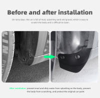 LUCKEASY Guardabarros Traseros Para Tesla Model Y 2020-2024 Kit De Faroles De Barro Accesorios De Modificación De Coche Material TPE - details 5