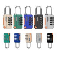 Cerradura De Combinación Tríptica Multifuncional Para Equipaje De Viaje Anti-Robo Con Código De Bloqueo Colorido - details 0