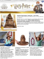 WWO Sombrero Seleccionador | Harry Potter Wizarding World | Sombrero Mágico Interactivo Parlante - 15 frases y movimientos. Descrubre tu casa en Hogwarts - details 0