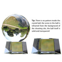 Bola De Cristal Transparente Para Fortuna 1PC Esfera De Cristal Reflector De Vidrio Decorativa Para Viajes Y Fotografía De Boda - details 13