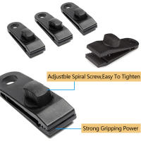 10Pcs Clips De Tenda Con Cuerdas De Bungee Y Balones Para Camping Al Aire Libre Anclaje De Alta Resistencia Para Sombra Y Canopias - details 0