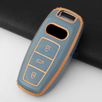 Funda De Llave De Coche TPU Para Audi 4K A8 E-tron Q5 Q7 Q8 C8 D5 SQ8 R8 A1 A3 A4 A6 A7 Protector De Llave Con Cadena - details 9