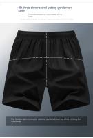 Nuevos Shorts Deportivos De Verano Para Hombres Cintura Elástica Cómoda Transpirable Talla Hasta 8XL Ropa Casual Estilo Regular - details 8