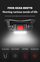 Linterna LED Portátil Recargable USB Mini Linterna De Pulsera Para Deporte Al Aire Libre Luz De Mano Antigua Linterna De Correr - details 4