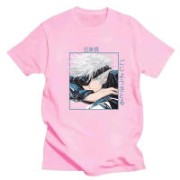 Camiseta Jujutsu Kaisen Anime Gojo Satoru Para Mujer Estilo Casual Verano Manga Corta Deporte Y Running Top De Algodón Y Poliéster - details 5