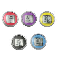 Reloj Digital Pequeño Y Resistente Al Agua Para Motocicleta Reloj De Pulsera Estilo Adhesivo Decorativo Para Coches Accesorios De Interiores - details 5