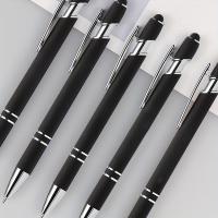 5pcs De Bolígrafos De Punto De Bola Metálicos Para Escríbir Y Toque De Pantalla Ideal Para Diarios Y Notas Regalos Smooth Writing - details 4