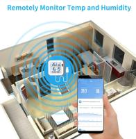 Sensor Inteligente De Temperatura Y Humedad Tuya WiFi Con Luz Trasera Compatible Con Alexa Google Assistant Para El Hogar Inteligente SmartLife - details 2