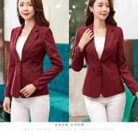 Chaqueta De Negocios Para Mujer Estilo Lady Oficina Elegante Y Ajustada Cierres Únicos Blazer Formal Para Todas Las Estaciones - details 7