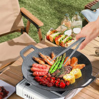 Pinzas De Barbacoa Versátiles Para Cocinar Camping Ti Metal Pan Removible Portátil Saludable Y Ambientalmente Friendly Palillos - details 1