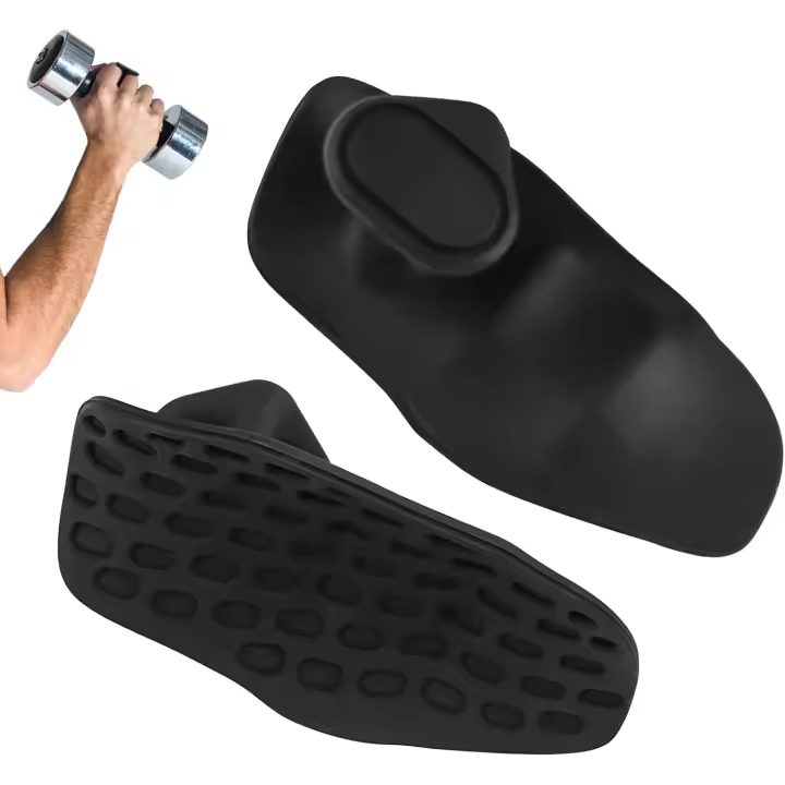 2 almohadillas de agarre para entrenamiento de fuerza, para Deportes de fuerza, para fitness, dominadas, entrenamiento de fuerza, Guantes De entrenamiento alternativos para un Máximo - 1