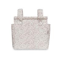 Don Algodón Bolso carro bebé rosa flores - Bolsa organizadora carrito bebé cierre cremallera - Talega funcional pañalera cochecito bebé estampado floral - details 0