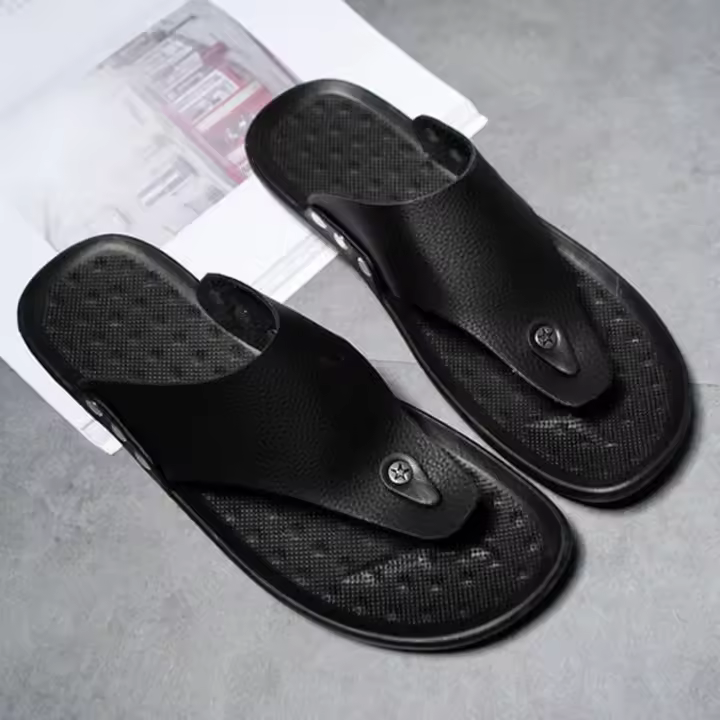 MAEDEF Sandalias De Hombre Para Verano Cómodas Y Suaves Zapatillas De Playa Con Antideslizante Calzado Para Viajes Talla True - 1