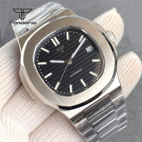 Reloj Automático Tandorio Cuadrado 40mm Para Hombre Acero Inoxidable NH35 Multicolor Dial Cristal De Zafiro Fecha Luminoso Mecánico De Pulsera - details 2