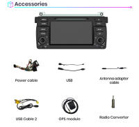 Junsun-reproductor Multimedia con GPS para coche autorradio 2Din con Android CarPlay voz IA 4G para BMW E46 M3 318/320/325/330/335 - details 26