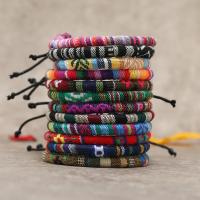 Juego De 12 Pulseras Éticas De Colores Para Mujeres Y Hombres Bohemia Tejidas En Lona Moda Verano Joyería Unisex Geométrica - details 4