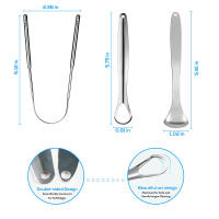 Limpia Lenguas De Acero Inoxidable Para Adultos Y Niños Portátil Elimina La Capa Del Lenguaje Cuidado Oral Personalizado Herramienta Dental - details 7